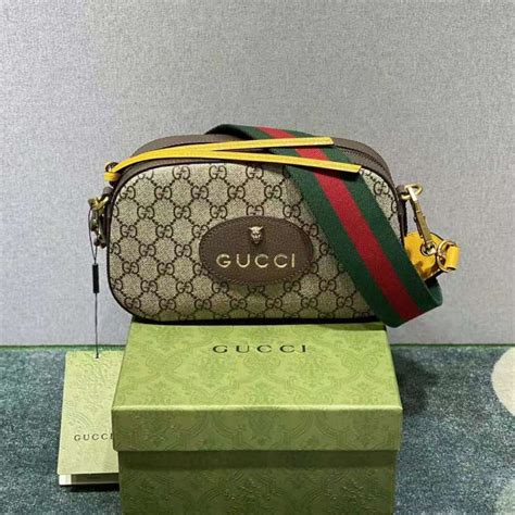 gucci 476466|Neo Vintage GG Supreme Messenger Bag in Beige .